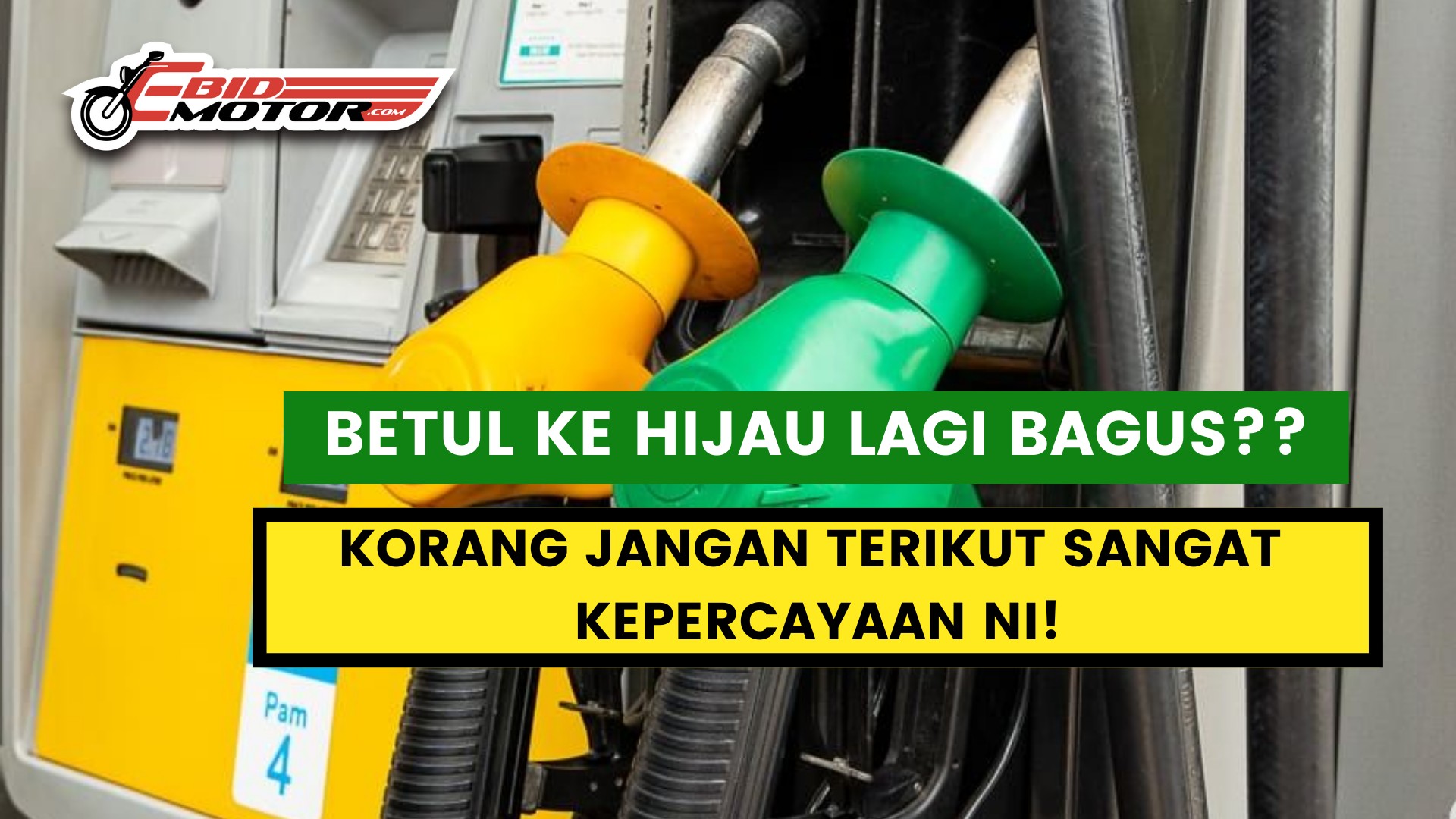Jangan Isi Petrol RON97 Pada Motosikal Yang Pakai Sistem CDI.