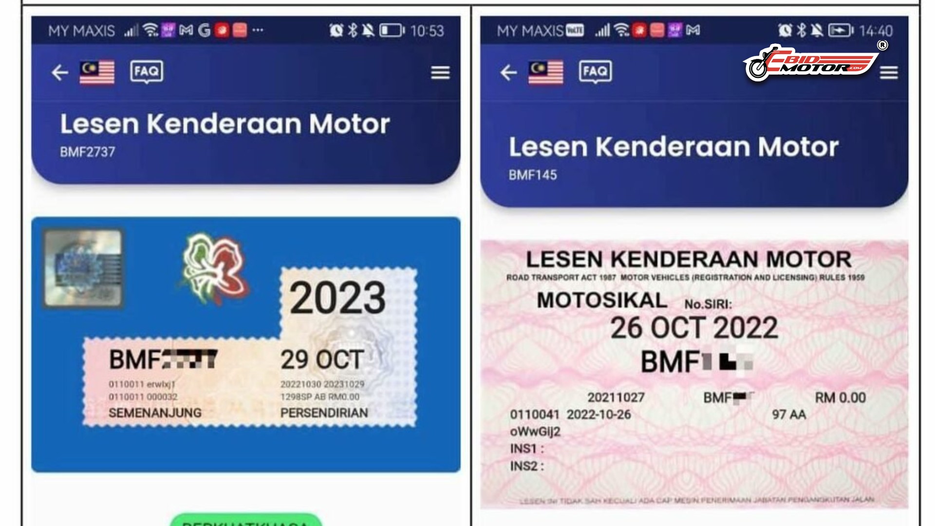 Tiada Lagi Roadtax Fizikal Mulai 1 Februari 2026 - JPJ
