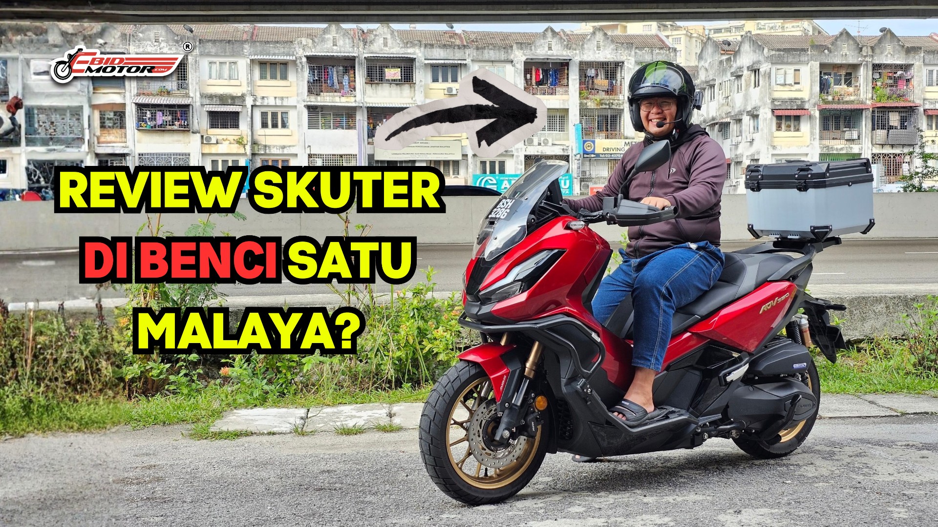 #REVIEW: Honda ADV350, Skuter Cemerlang Tapi Satu Malaysia Benci?