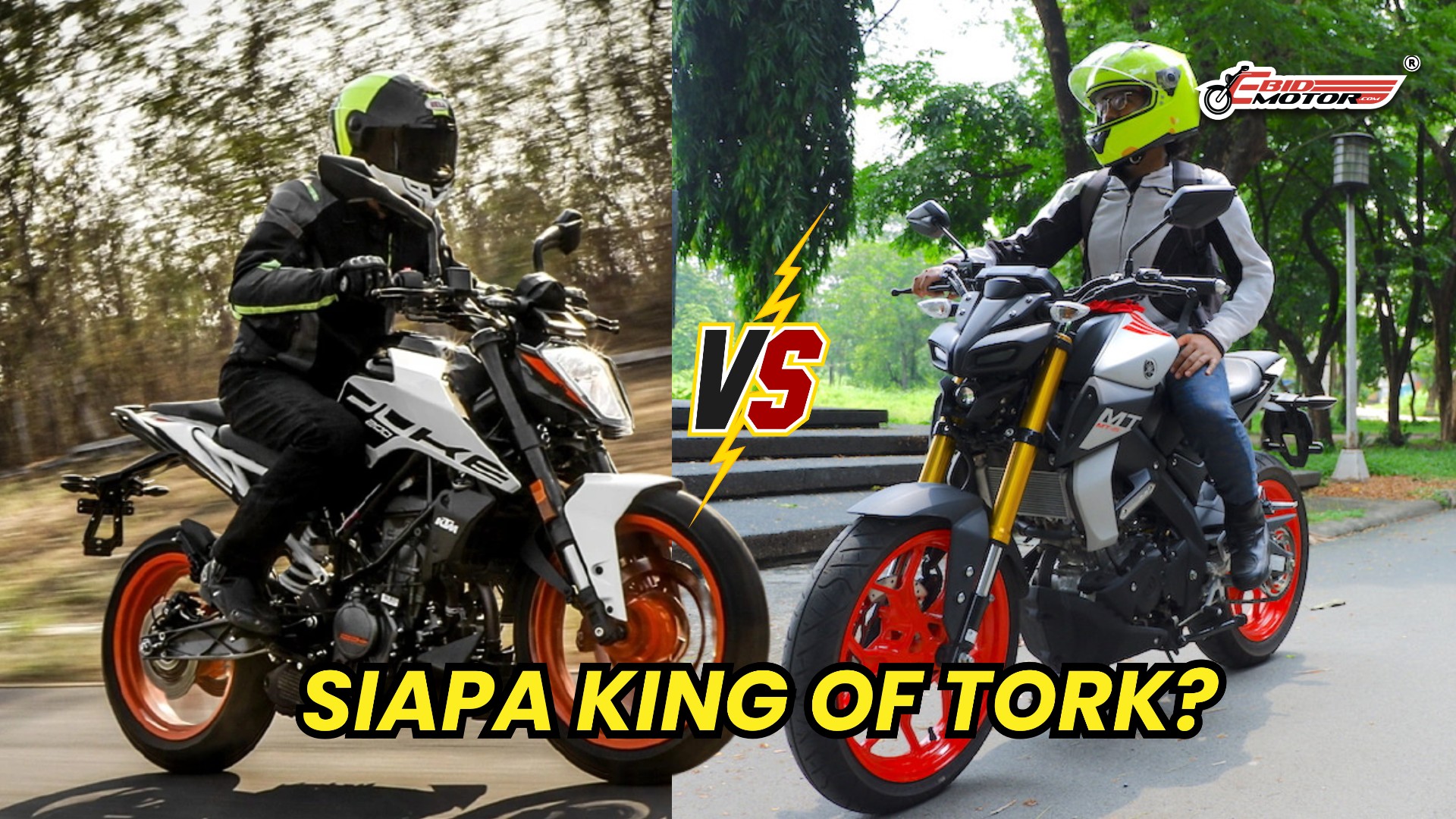 KTM Duke 200 vs Yamaha MT15, Prestasi Enjin Atau Menyembah Jenama? 