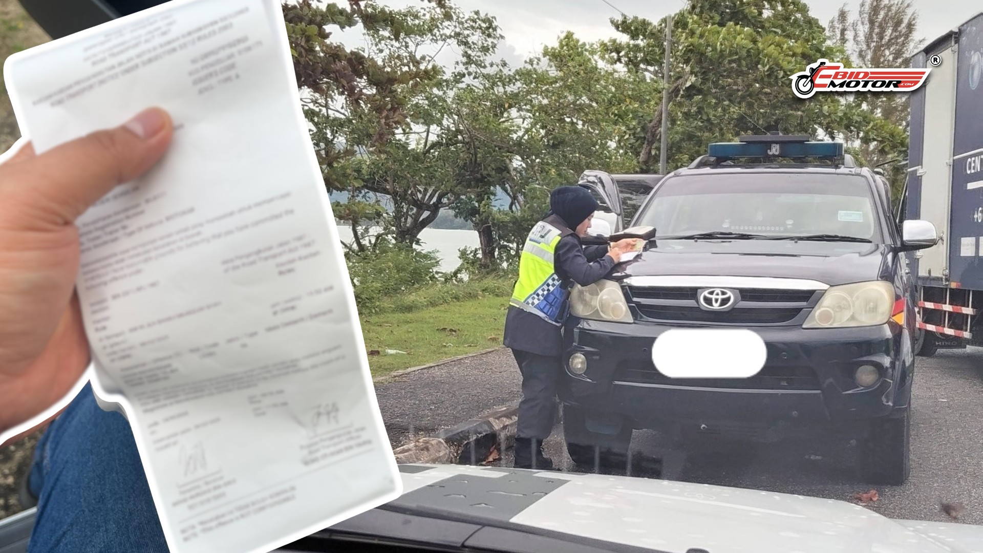 Pemandu E-Hailing Disaman JPJ Kerana Baju Tidak Berkolar